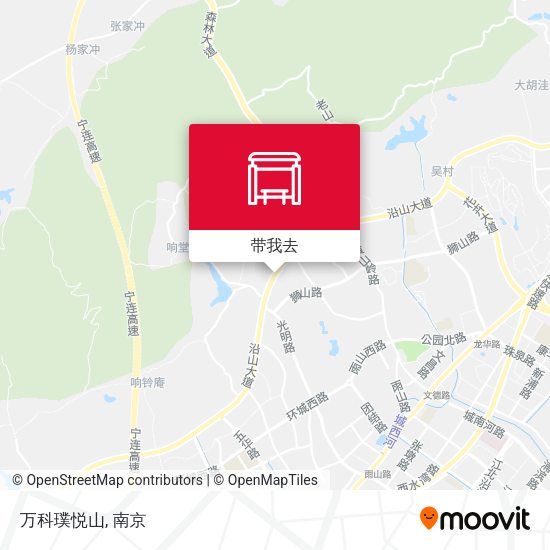 万科璞悦山地图