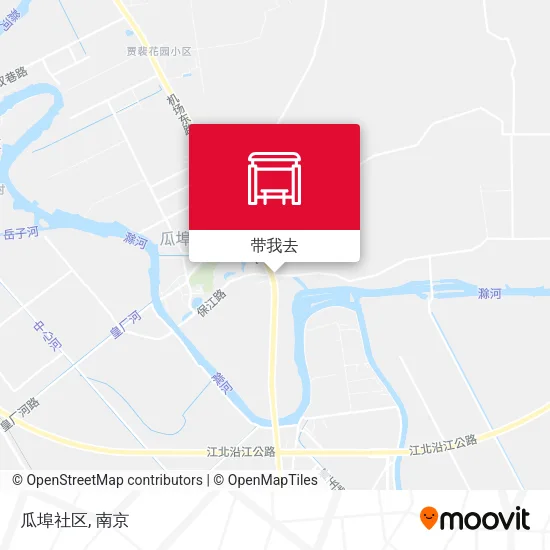 瓜埠社区地图