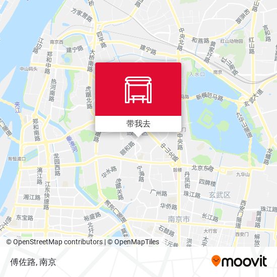 傅佐路地图