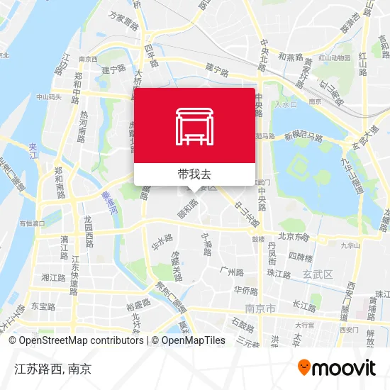 江苏路西地图
