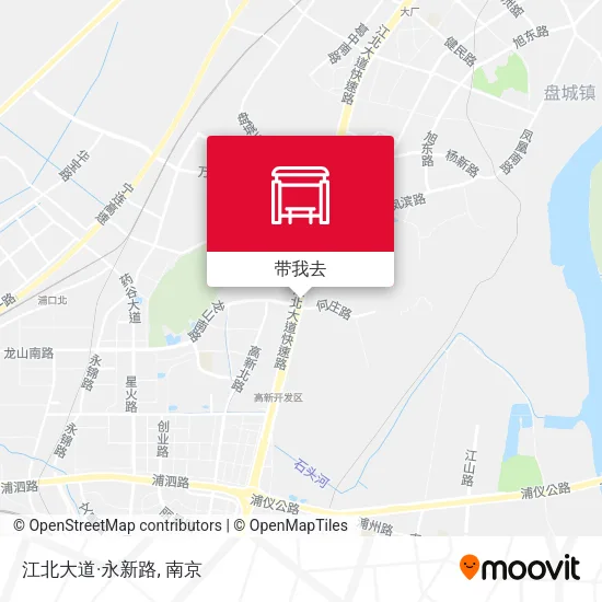 江北大道·永新路地图
