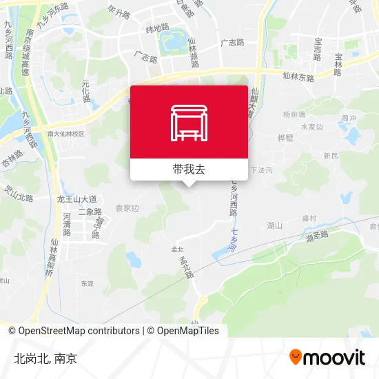 北岗北地图