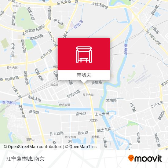 江宁装饰城地图