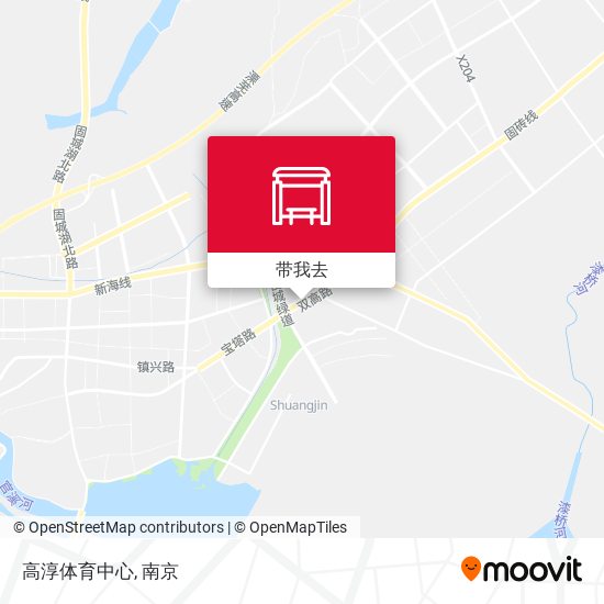 高淳体育中心地图