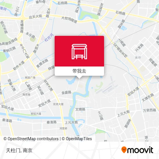 天柱门地图