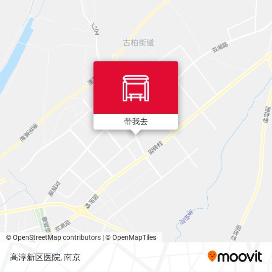 高淳新区医院地图