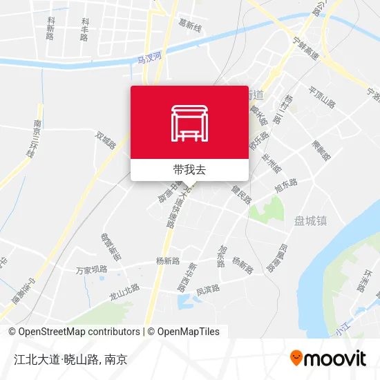 江北大道·晓山路地图