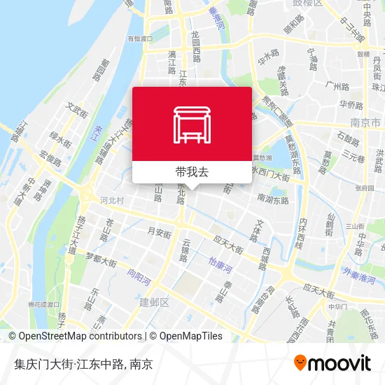 集庆门大街·江东中路地图