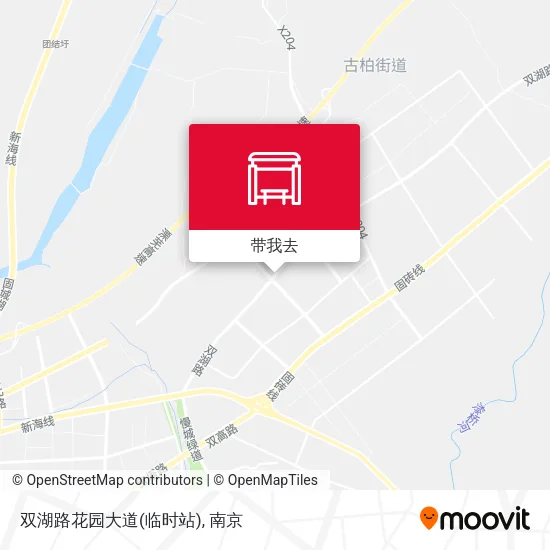 双湖路花园大道(临时站)地图