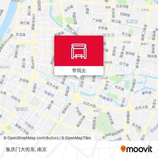 集庆门大街东地图