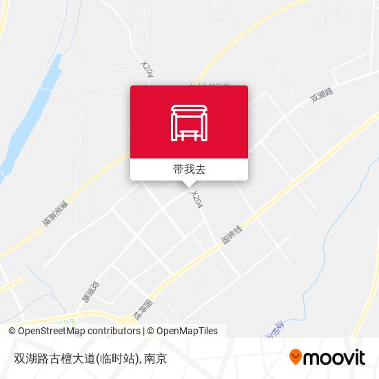 双湖路古檀大道(临时站)地图