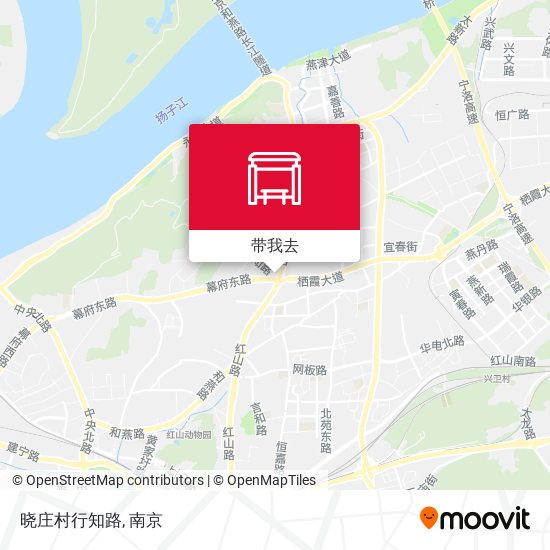 晓庄村行知路地图