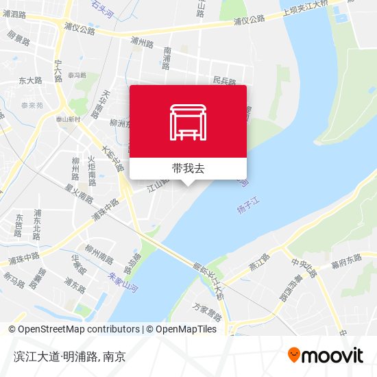 滨江大道·明浦路地图