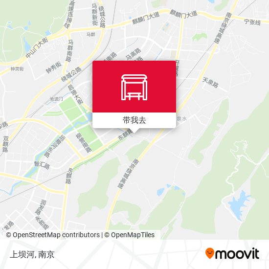 上坝河地图