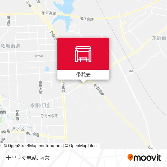 十里牌变电站地图