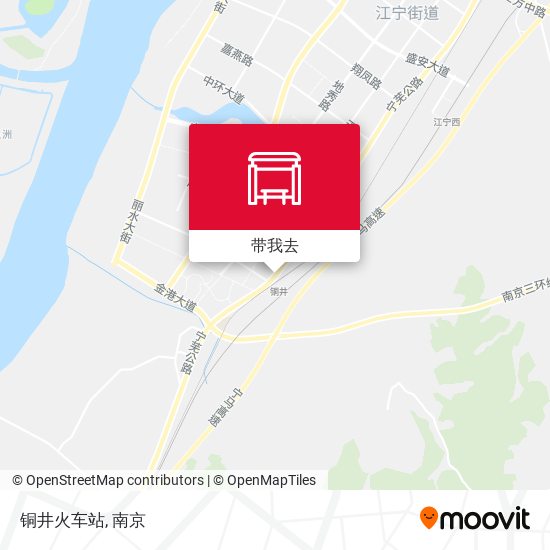 铜井火车站地图
