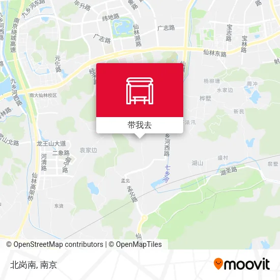 北岗南地图