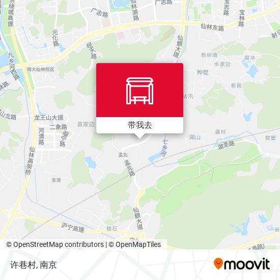 许巷村地图