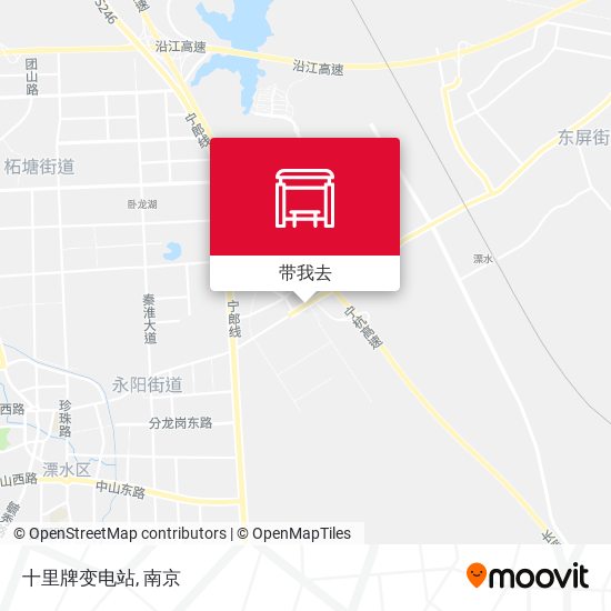 十里牌变电站地图