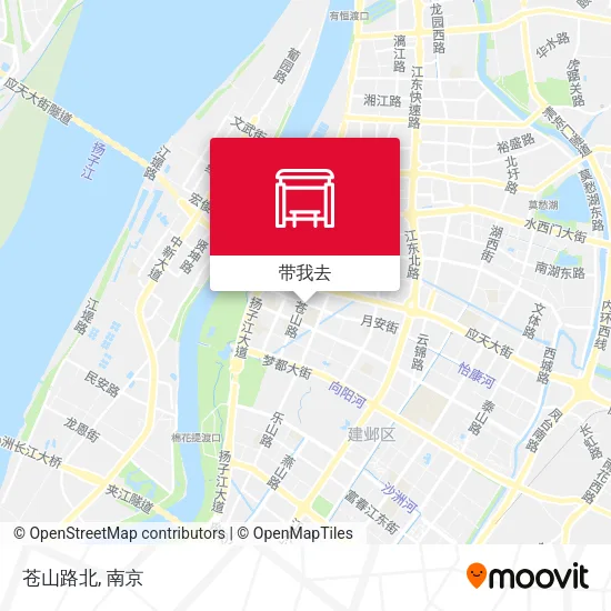 苍山路北地图