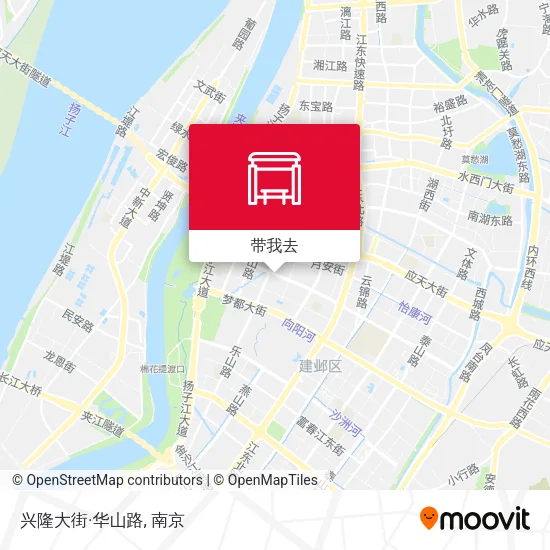 兴隆大街·华山路地图