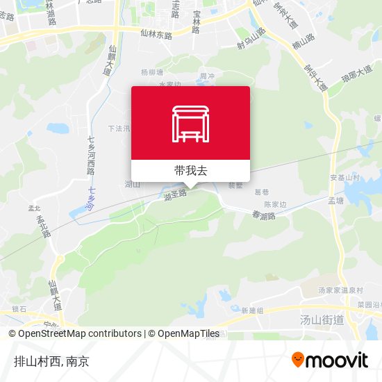 排山村西地图