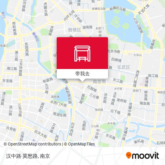 汉中路·莫愁路地图