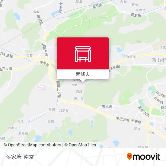 侯家塘地图