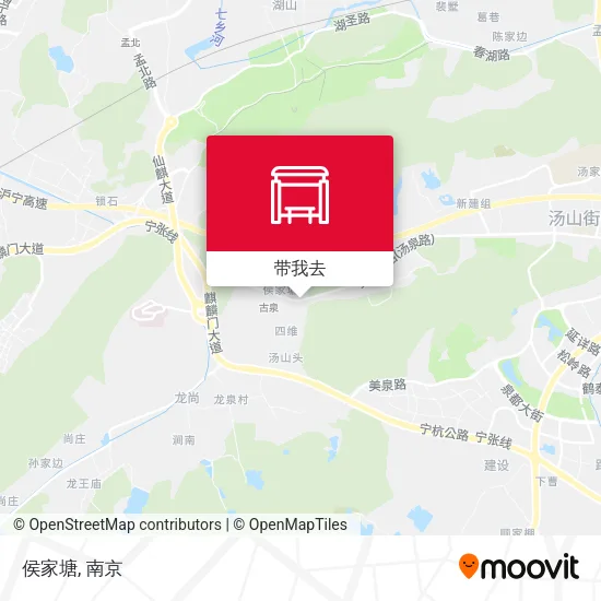 侯家塘地图