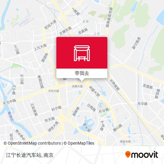 江宁长途汽车站地图