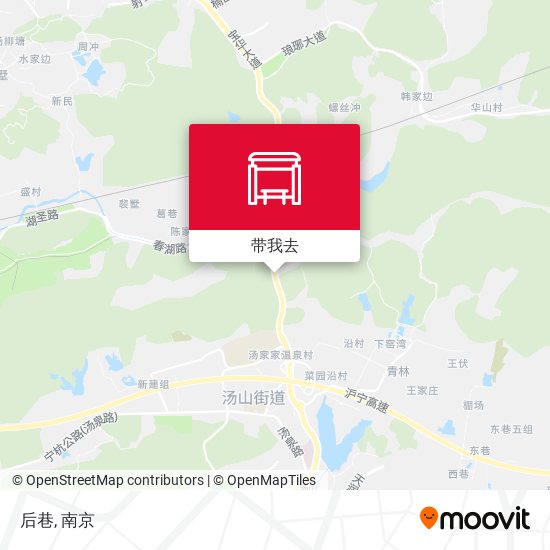 后巷地图