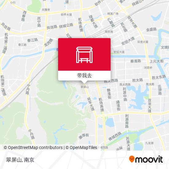 翠屏山地图