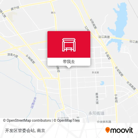 开发区管委会站地图
