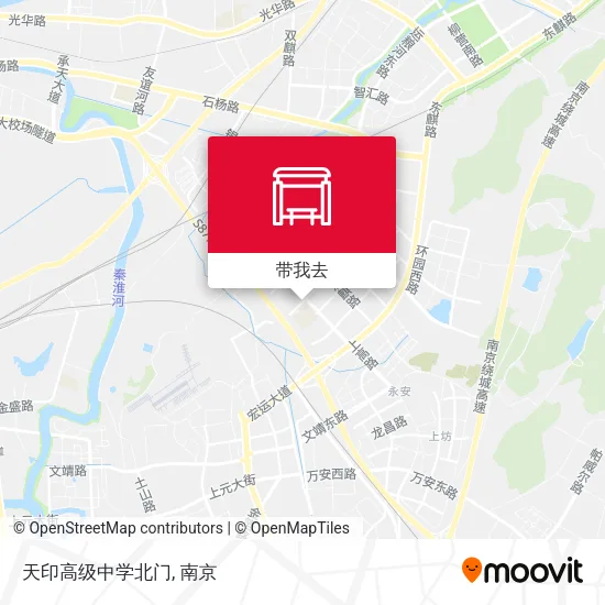 天印高级中学北门地图