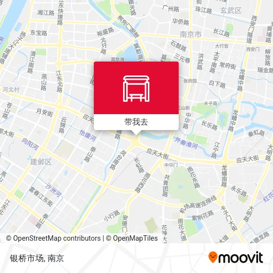 银桥市场地图