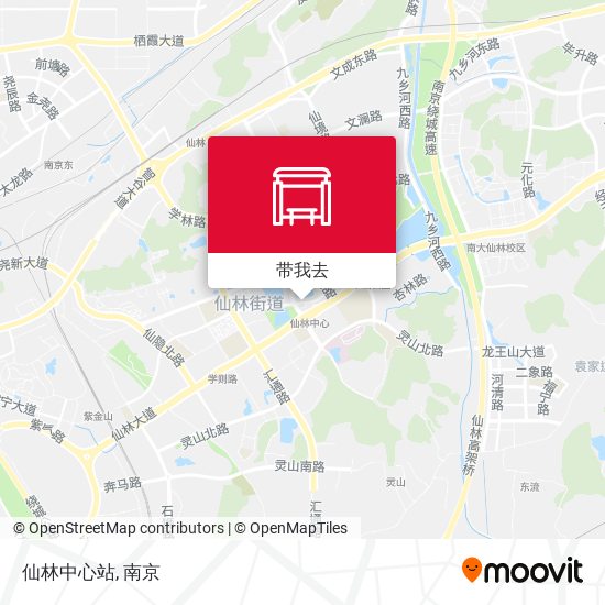 仙林中心站地图