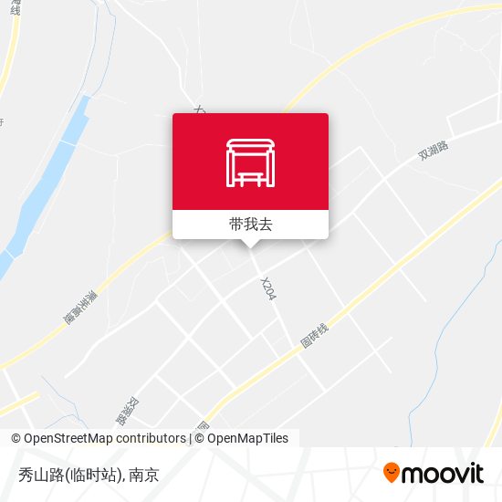 秀山路(临时站)地图