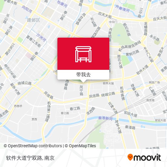 软件大道宁双路地图