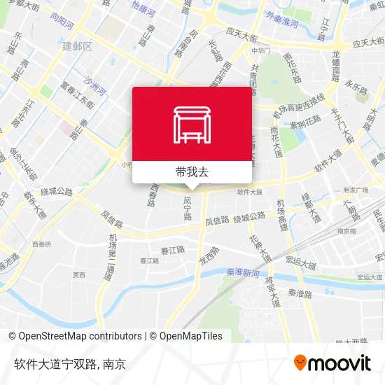 软件大道宁双路地图