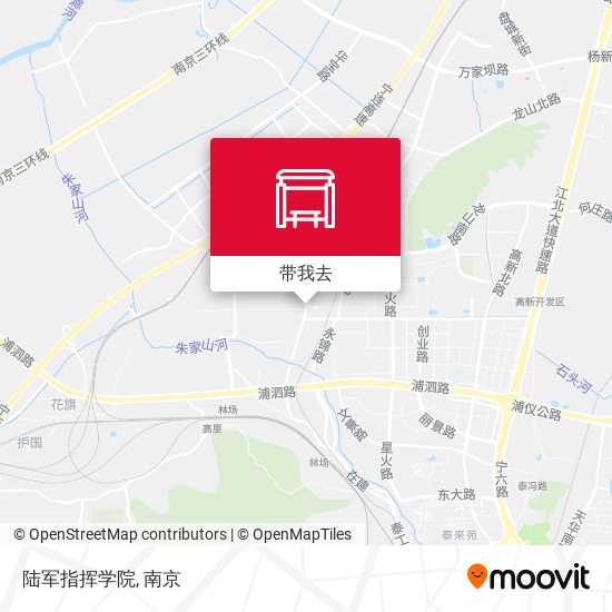 陆军指挥学院地图