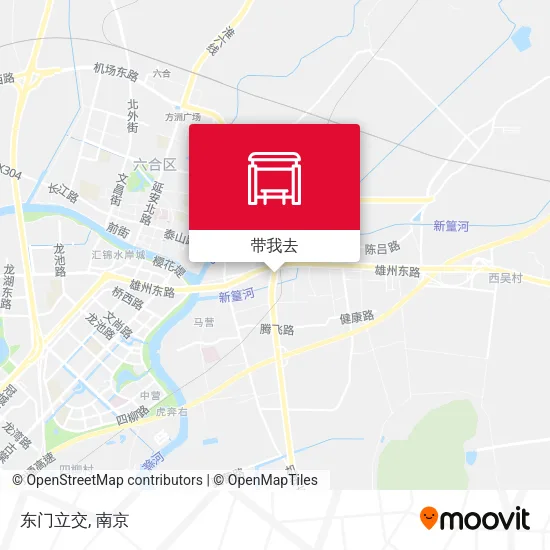 东门立交地图