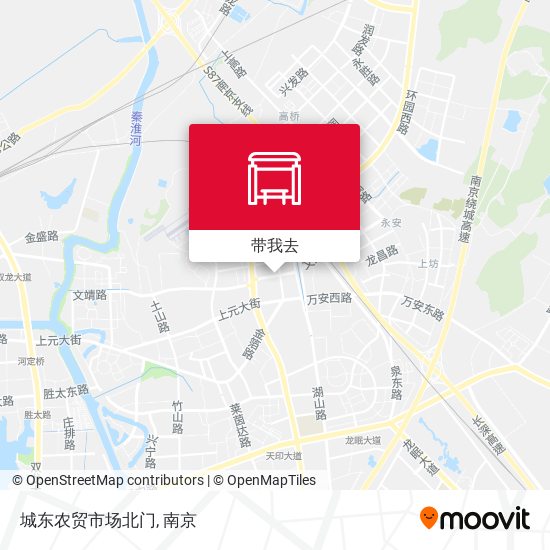 城东农贸市场北门地图