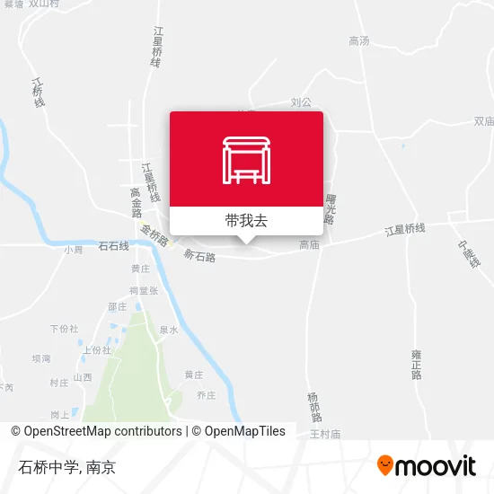 石桥中学地图