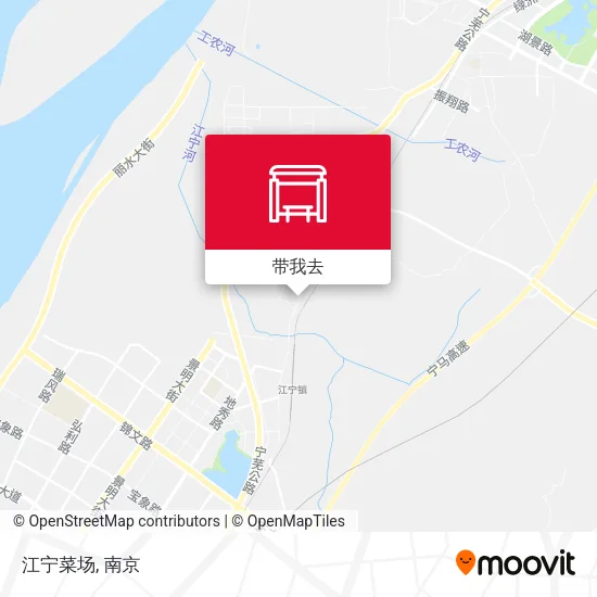 江宁菜场地图