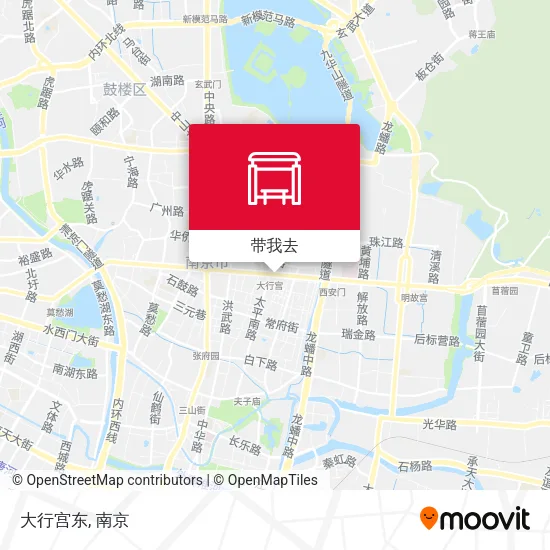 大行宫东地图
