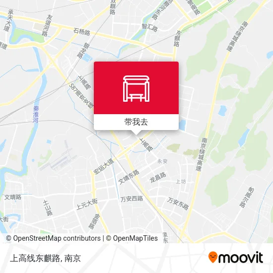 上高线东麒路地图