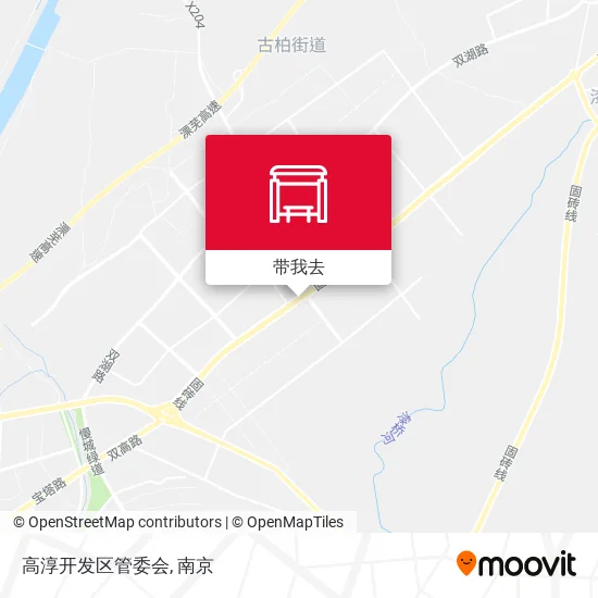 高淳开发区管委会地图