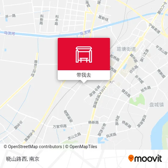 晓山路西地图