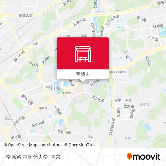 学原路·中医药大学地图