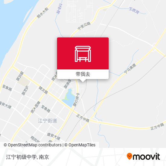 江宁初级中学地图